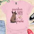 Pardon my frenchie - V3 - Brown Shy Innocent T-Shirt